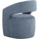 Lloret Danny Iceberg Wheeled Dining Armchair, Wheeled